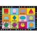 Fun Rugs Shapes Kids' Rug, Multi-Color   550893862